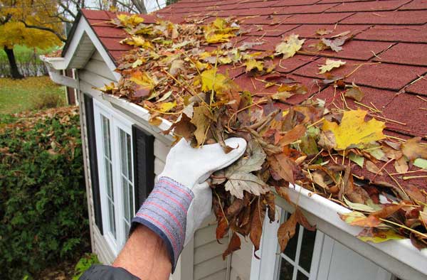 Seasonal gutter cleaning